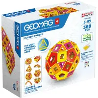 Geomag Classic Panels Warm Masterbox Rakennussarja 388