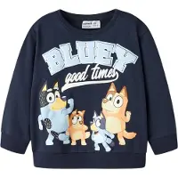 Name it Nmmjust Bluey Nreg Sweat Unb Noos Sky - Navy - 98