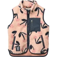 Liewood Fleeceliivi - Teddy - Vada - MEGA Cherry Heart/Rosey - - 4 v (104) - Fleeceliivit