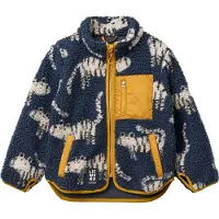 Liewood Fleecetakki - Teddy - Nolan - Tiger/Classic Navy - - 8 v (128) - Fleecetakit
