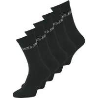 Jack & Jones Jacregen Tennis Sock 5 Pack Noos - Black - ONE SIZE