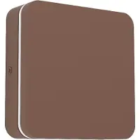 Eglo Pedersano 8W LED CCT 800lm IP44 neliö ruskea ulkoseinävalaisin