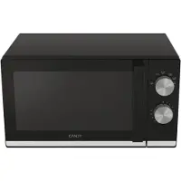 Candy Moderna CMW20TNMB 700 W 20L Musta - Sulatustoiminto - Lasinen Kääntöalusta - 6 Tehotasoa
