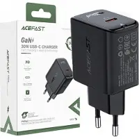 Acefast GaN USB Typ C 30W, PD, QC 3.0, AFC, FCP czarny (A21)