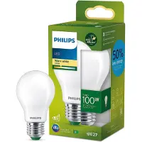 Philips UltraEfficient A60 LED-lamppu, E27, 7.3 W, huurrettu