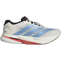 Adidas Men's Adizero Boston 13 Off White/Light Blue/Gold Metal Juoksukengät 46 2/3