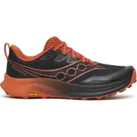 Saucony Men's Peregrine 16 Black/rust 50