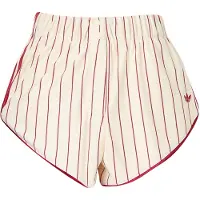 Adidas Originals Housut 'PINSTRIPE FIREBIRD' beige / tummanpunainen