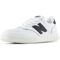 New Balance unisex for kids. GST500V1 White leather T500 Lace sneakers (06 M = 38.5), Flat, Suede, Laces, Casual, children's fashion