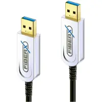 PureLink | FiberX Series | USB-A - USB-A | 3.2 Gen 2 | 15m | Musta