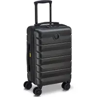 Delsey Air Armour Expandable 55 cm matkalaukku, musta