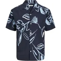 Jack & Jones Paita 'Palma Resort' marine / vaaleansininen / valkoinen
