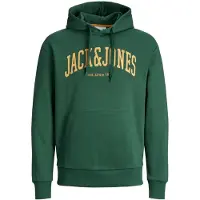 Jack & Jones Collegepaita 'JJEJosh' keltainen / tummanvihreä