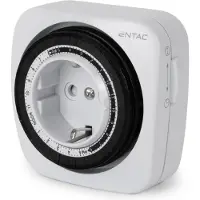 Entac EMTM24-1E, Suora, 230 V, 16 A, Musta, Valkoinen, 3680 W, 58 mm