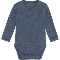 Fixoni Käärittävä body p/h - Joustinneule - Vintage Indigo Melan - - 50 - Bodyt P/H