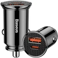 Baseus PPS Autolaturi CCYS-A01 - 30W, QC4.0, PD3.0 - Musta