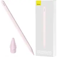 Baseus Wireless charging stylus for phone / tablet Smooth Writing (pink)