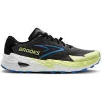 Brooks Catamount 4 Shoes Black Yellow AW25, Size 47,5 - EUR