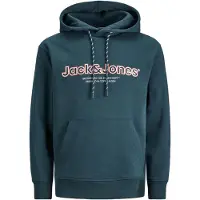 Jack & Jones Collegepaita 'JORLakewood' petrooli / persikka / musta / valkoinen