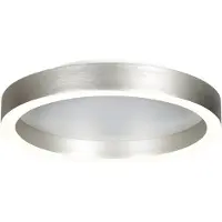 Steinhauer Led Ringlux, himmennettävä, Alumiini/harmaa/sinkki, Olohuone/ruokailutila, Metalli, Moderni