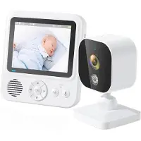 Zandona 2.8Inch Wireles Baby Monitor with Camera Audio 2-Way Talk Video Babyphone IPS Screen Baby Videophone Baby Nanny -EU Plug