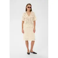 Soaked in luxury Slanamy Polo Blouse - Cream - M