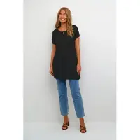 Kaffe Amber Ss Tunic - Black - 42