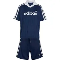 Adidas Originals Loose Polo Pinstripe Short Tee Aseta