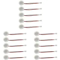 Typecat 15 Pcs 20mm 1.7Mhz Ultrasonic Mist Maker Fogger Ceramics Discs with Wire and Sealing Ring Humidifier Accessories