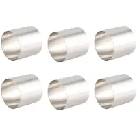 Typecat 6 Pieces Round Biscuit Cutter Stainless Steel Mousse Ring Circle Cookie Cutters Frying Egg Rings Baking Tool