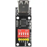 Kepptory CH9350 HID to Serial Converter Module for Keyboard Mouse Barcode Scanner USB to TTL RS232 UART Virtual COM Port