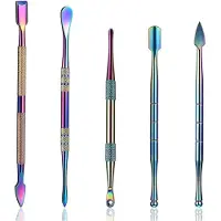 Tlily 5 Pcs Carving Tools for Wax Wood Stainless Steel Sculpting Modeling Tool Kit for Clay Pottery Carve Sculptures Wax