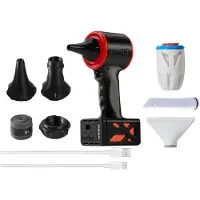 Tlily 130000RPM Handheld Turbo Fan 28000pa High Speed Violent Fan Air Dust Blower Brushless Motor with Vacuum Cleaner Kit