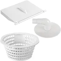 Torribaly Skimmer Replacement Compatible with 8926 Weir Door Flap and 8928 Pool Skimmer Basket 8929 Pool Skimmer Skim Vacuum Plate