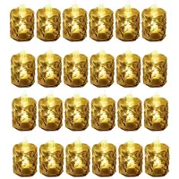 Typecat 24 kpl LED-tuikkukynttilöitä, paristokäyttöisiä, savuttomia, kynttilälamppuja