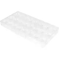 Torribaly 24 Holes Semi Sphere Chocolate Mould Polycarbonate Chocolate Bar Mold Half Candy Maker Mold Bakeware