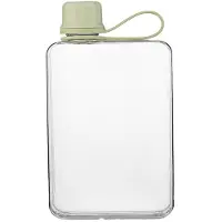 Torribaly Square Water Bottle 500ml Portable Flat Drink Cups Slim Cold Flask Sports Water Bottle Summer Water Flask for Hiking D