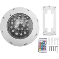 Tlily 7 Colors 24V 18W LED RGB Underwater Swimming Pool Bright Light /Remote Control