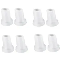 Typecat 8pcs Bite Valve Replacement Parts for Water Bottle Suction Nozzle Silicone Cup Mouth the Independent Packaging