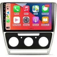 RoverOne Autoradio Bluetooth CarPlay GPS-navigointi for Skoda Octavia 2 A5 2007 - 2013
