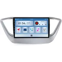 RoverOne 6G+128G Auton Multimediasoitin Radio CarPlay Bluetooth Android Radio GPS for Hyundai Solaris 2 Verna 2016 - 2020