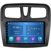 RoverOne 4G+64G Autoradio Bluetooth CarPlay Android Auto GPS-navigointi for Renault Logan 2 2012 - 2022 Sandero 2 2013 - 2022