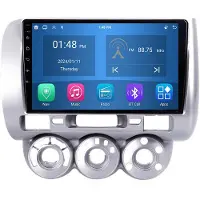 RoverOne 4G+64G Autoradio Bluetooth CarPlay Android Auto GPS-navigointi for Honda Jazz 1 GD 2001 - 2008 Fit 2001 - 2009