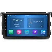 RoverOne 4G+64G Autoradio Bluetooth CarPlay Android Auto GPS-navigointi for Mercedes Benz Smart 2005 - 2010