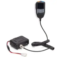 Tlily KT-WP12 Car Walkie Talkie VHF UHF Dual Band Handheld Microphone Display and Control Scrambler Mobile Radio