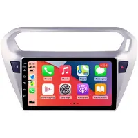 RoverOne Autoradio Bluetooth CarPlay GPS-navigointi for Peugeot 301 for Citroen C-Elysee CElysee 2012 - 2016