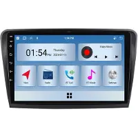 RoverOne 6G+128G Auton Multimediasoitin Radio CarPlay Bluetooth Android Radio GPS for Skoda Superb 2 B6 2008 - 2015