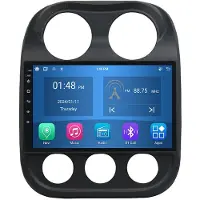 RoverOne 4G+64G Autoradio Bluetooth CarPlay Android Auto GPS-navigointi for Jeep Compass 1 MK 2009 - 2015