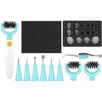 Tlily Paper Sculpting Tool Kit -for Realistic Flower Making & Die Cleaning - 13 Pcs
