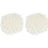 Torribaly 100Pcs High Pressure Pump Filter Elements Component Fiber Cotton Filter 30Mpa Air Compressor Parts